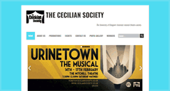 Desktop Screenshot of ceciliansociety.co.uk